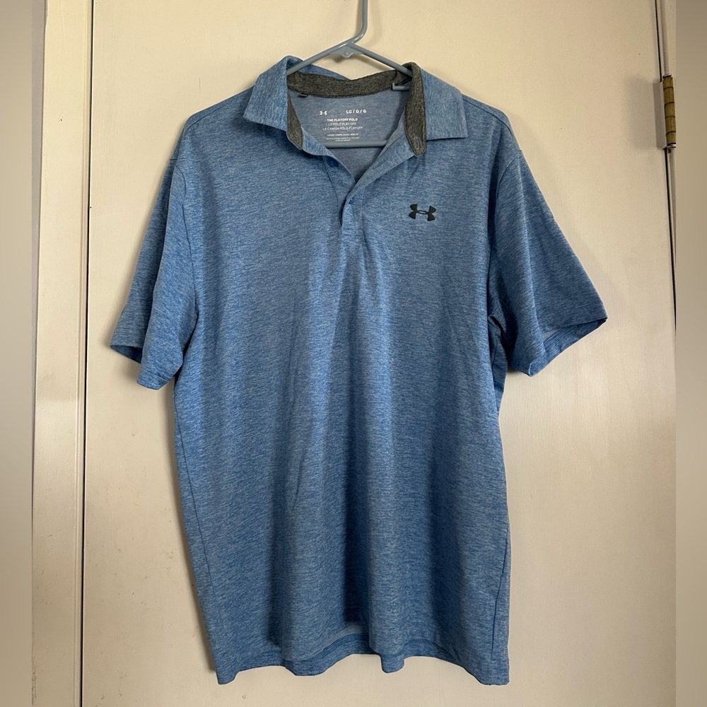 Under Armour Men's Blue Polo Shirt